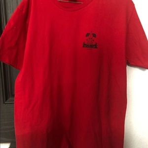 Supreme red floral t shirt F/W 15